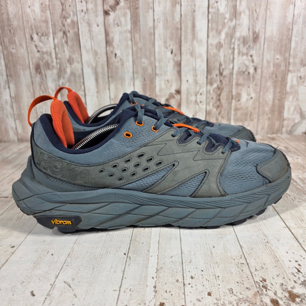 Hoka One One Anacapa Breeze Low Goblin Blue Harbor Mist Hiking Shoes Mens 13D